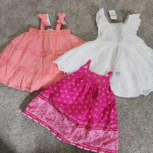 Gap baby girl NEW dress bundle